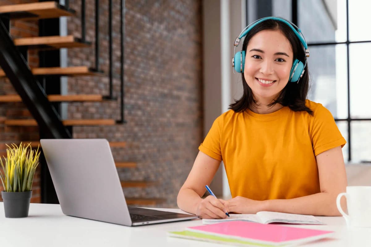 Student learning online